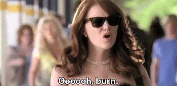 Reactions to the phrase 'Harry Potter Sucks'