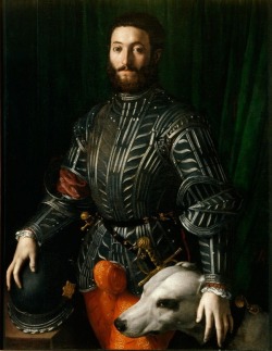 chimaeraman:  a-place-in-the-sun: Agnolo di Cosimo named Bronzino (Monticelli, Florence 1503 – Florence 1572) Portrait of Guidubaldo II della Rovere, 1531-1532  