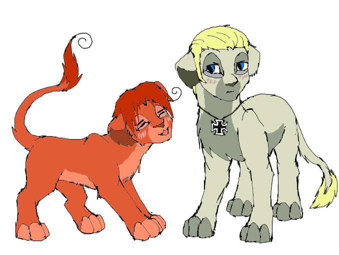 lovinho-:  influentialvendetta:  fyeahpatrioticlions:  kawaii hetalions  SCREAMING