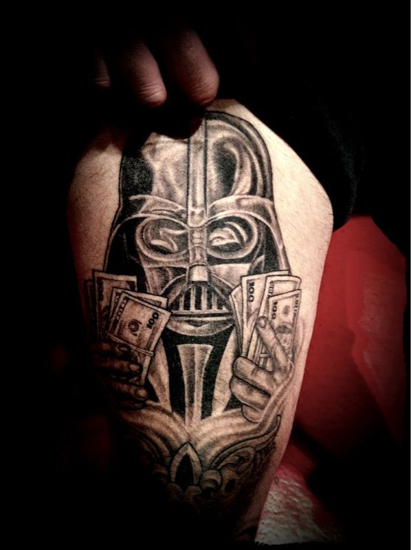 Darth vader tattoo