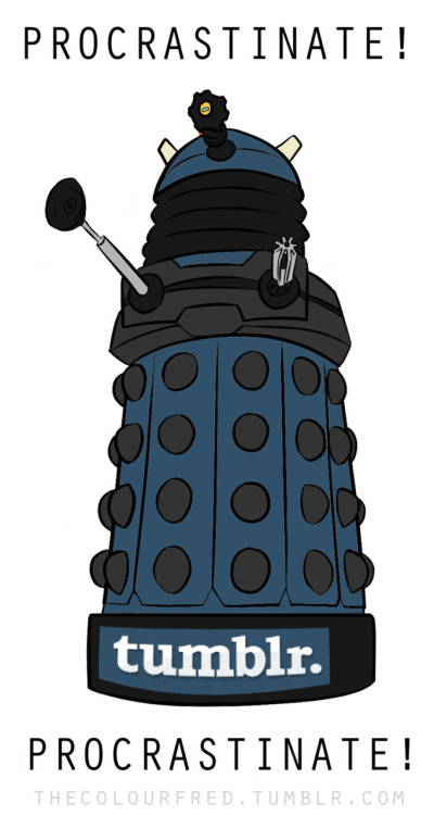 thescienceofjohnlock: YAY! The tumblr Dalek is back.