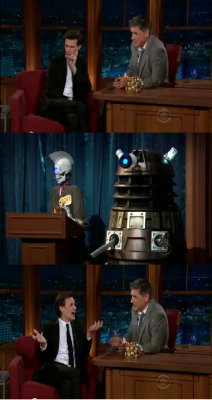 potterhead:  fuckyeahdaleks:soontobe—wonderful:   Craig: I’ve tried to explain to my American family and friends how frightening this Dalek is. Matt: Yea Craig: And their kinda like, “what? It’s an espresso machine.” I’m like, “No! It’s