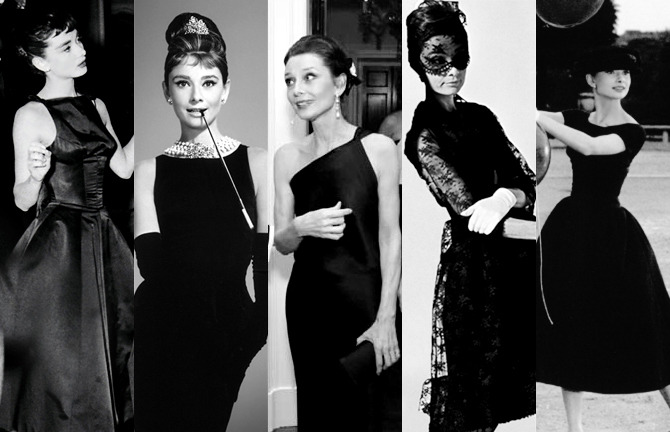 Rare Audrey Hepburn — 10. The Little Black Dress The most influential