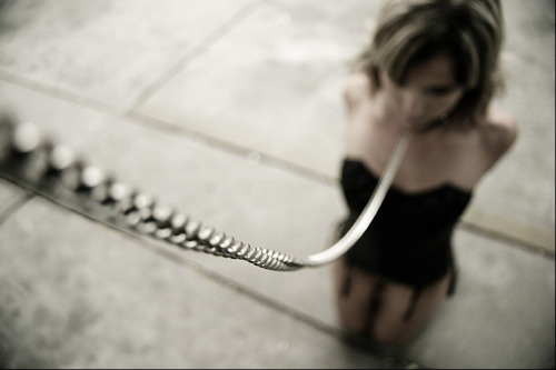 XXX alexandhissubmissivepet:  Pet leashed and photo