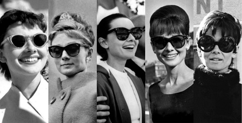 Rare Audrey Hepburn — 11. Sunglasses Just like the hat and the scarf