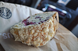 yowtfadriann:  Also tried the very berry coffee cake, mmm!