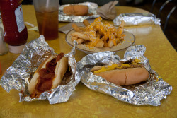 Multiple variations on the Hillbilly Hot Dog, Huntington, West Virginia 2009  Comments/Questions?