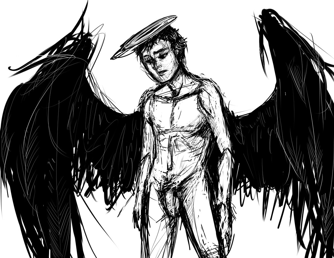 Sometimes I just let myself draw out things that are tensed up in me. I probably