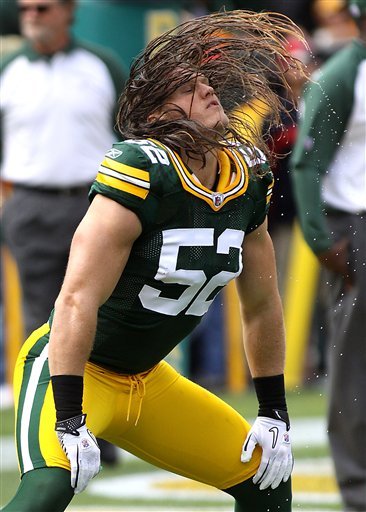 Clay Matthews:  I WHIP MY HAIR BACK AND FORTH! adult photos