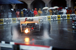 automotivated:  Master in the wet. Ayrton’s