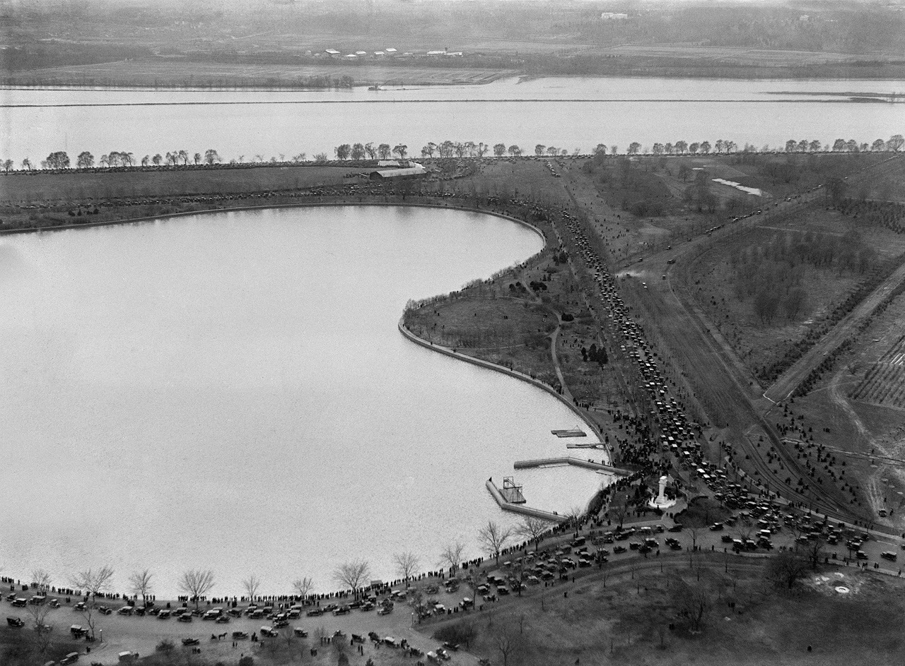 Aerial View, Washington DC photo by Harris &amp; Ewing, sometime between 1916-&lsquo;19