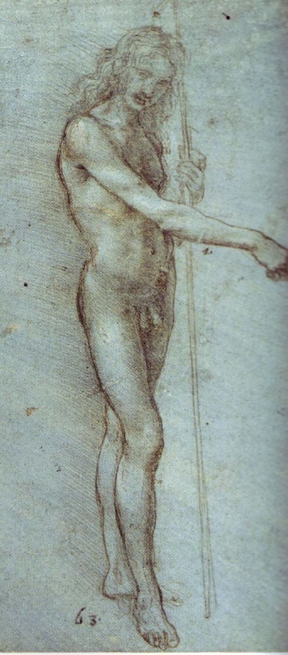 Man With Staff by Leonardo da Vinci