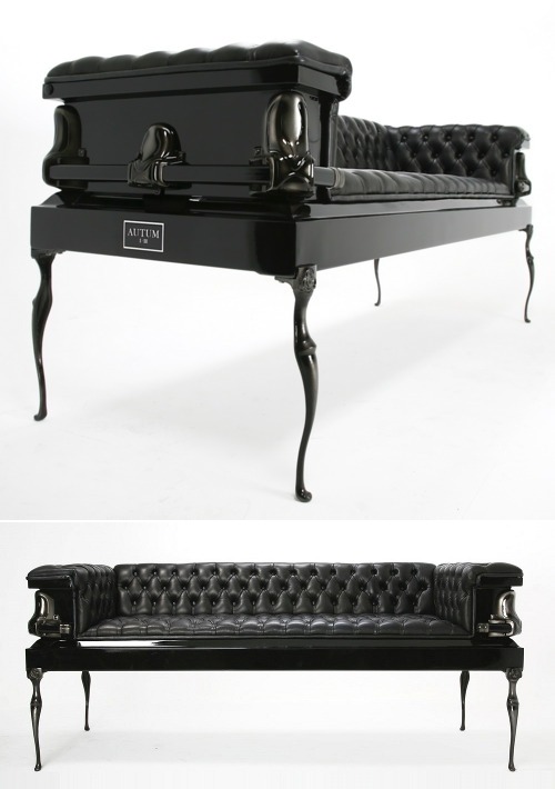 thedailywhat:  Funeral-Themed Furniture of the Day: “Heretic” from Autum. A limited