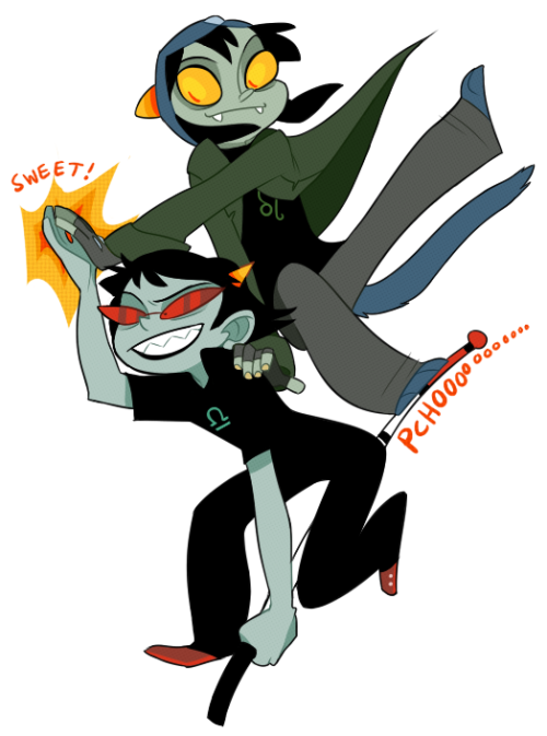 terminaljackass:Anonymous asked: I’d like to see Nepeta and Terezi roleplaying. Take that as you wil