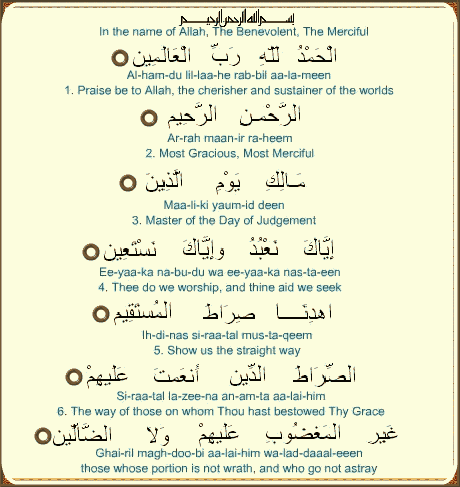 momzynoor - Surah Al-Fatihah