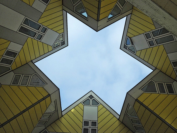 @gmarlowe:@guendouglas My perspective on Rotterdam’s cubic houses http://twitpic.com/3x6blh [view tweet]