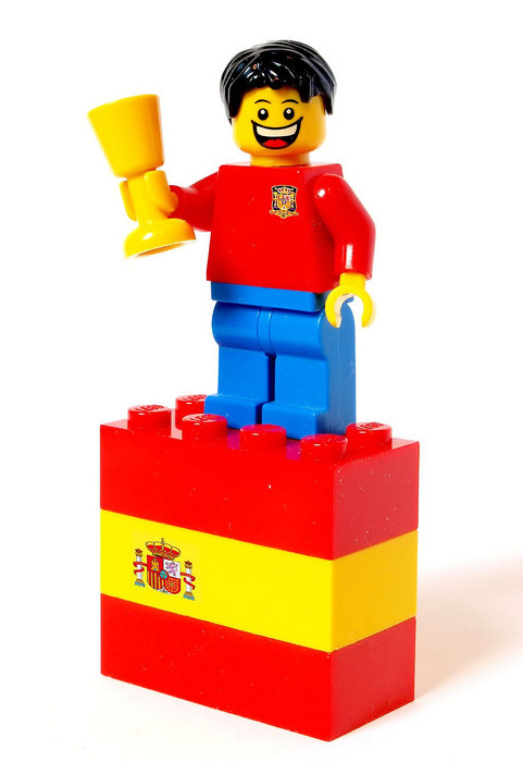 You’re never too old for Lego .. especially when it’s Spain NT Lego!