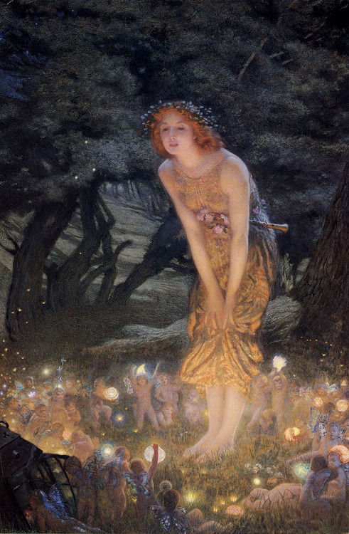 Midsummer Eve Edward Robert Hughes 1908  adult photos