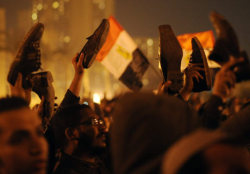 shnayerson:  EGYPTIAN PROTESTERS SHOW THEIR
