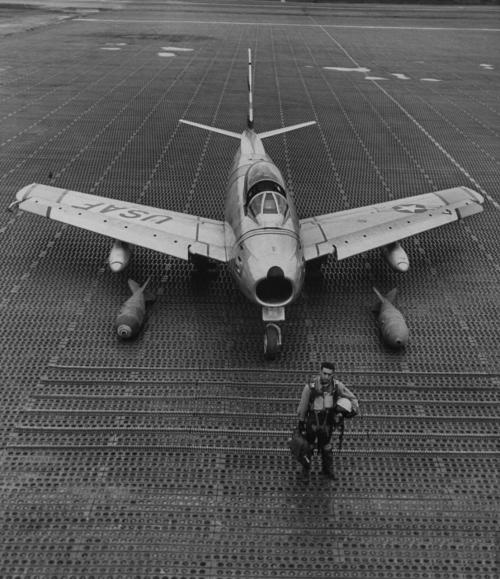 XXX North American F-86 Sabre in Korea, 1953 photo