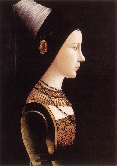 Pacher, Michael (c.1430 - 1498)Mary of BurgundyDate: c.1490(Mary was born on this day, 13th of Febru