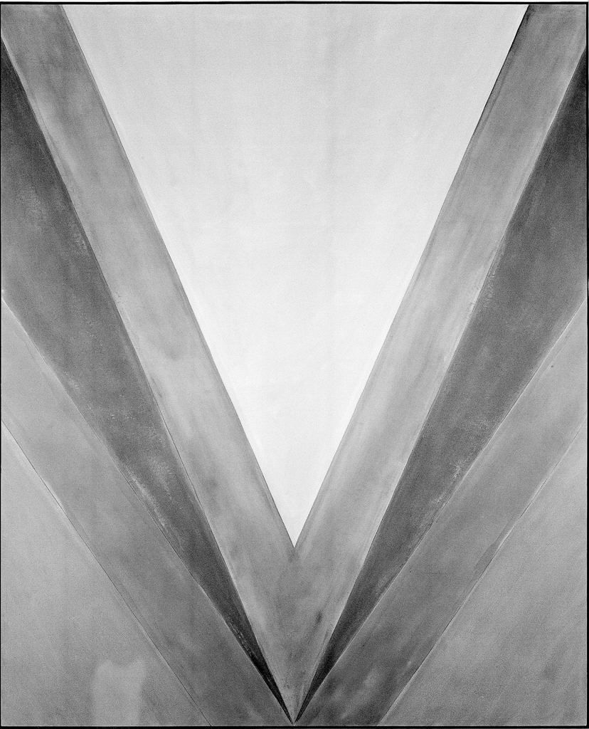 Dusk acrylic on canvas by Kenneth Noland, 1963