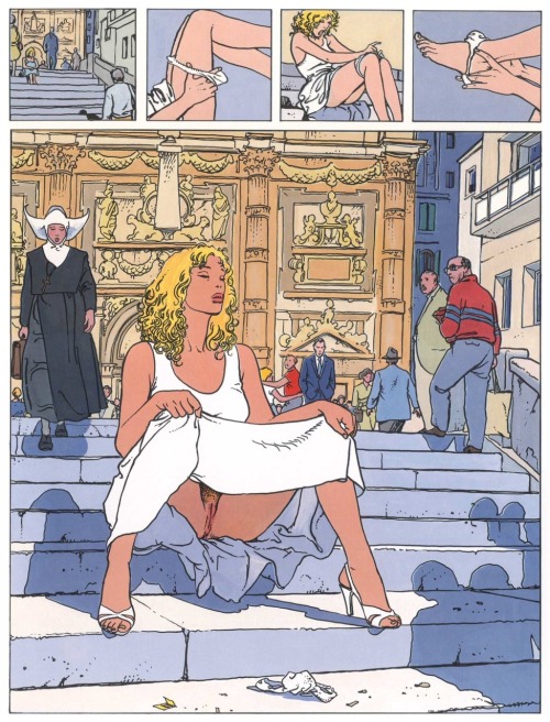 coleccionparticular:Una de las chicas de Milo Manara.