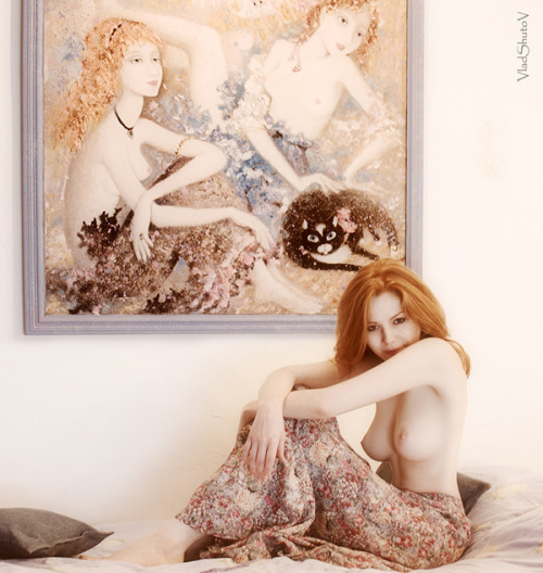 Porn Pics hot-redheads:  Gorgeous redhead in a dress,