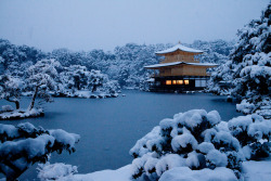 llbwwb:  Snow Covered Kyoto by Kinobibear