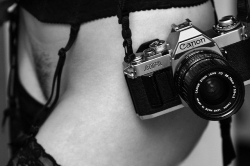 Porn motif: self-referencing cameras photos