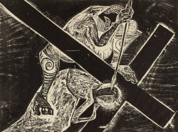 Der große Tittmoninger Kreuzweg by Karl-Heinz Hansen-Bahia, 1964