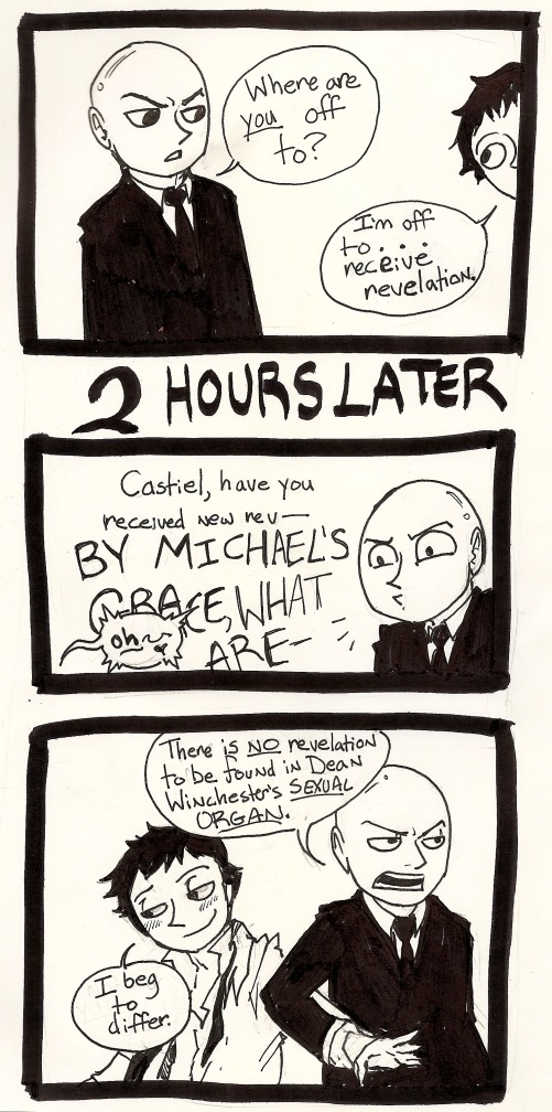 Dean&rsquo;s got a revelation&hellip;in his pants.   Even I know that&rsquo;s