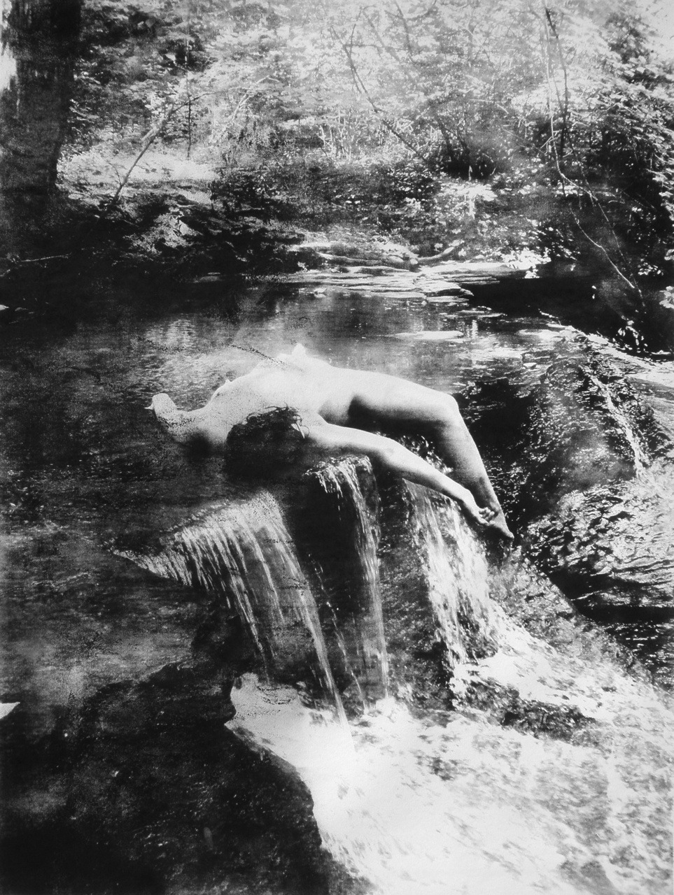 untitled powdered graphite on paper by T. R. Ericsson, Etant Donnes series, 2010