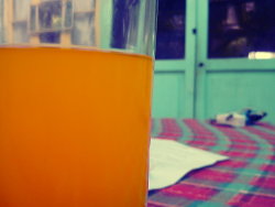 Orange Juice. Uhm&hellip; (Taken with picplz.)