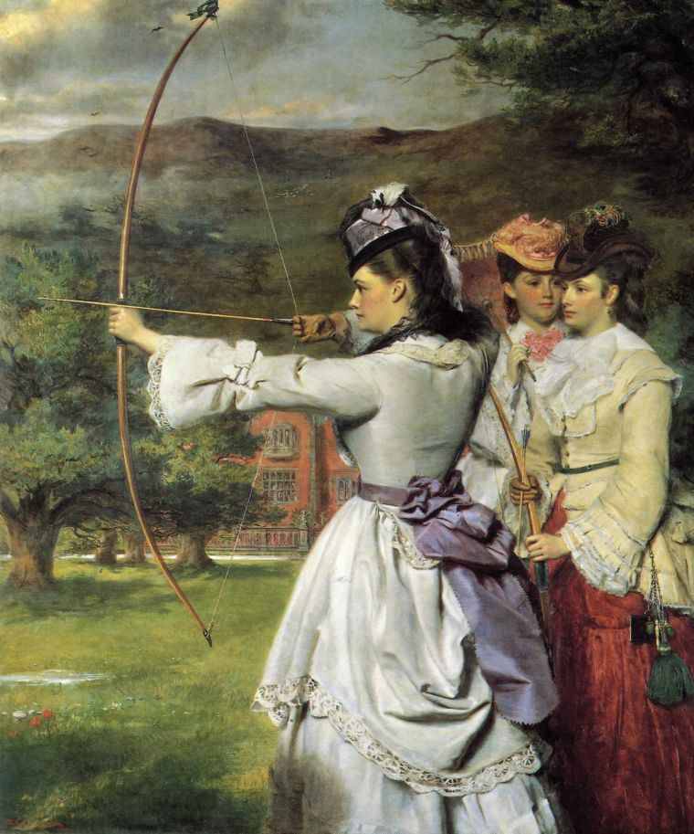 mudwerks:  Victorian / Edwardian Paintings: William Powell Frith - English Archers,