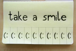 serr09:  Take a smile :)  i&rsquo;ve always wanted to do this and see how many people actually take one :)