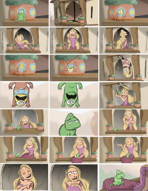 More Tangled Story Board Arts :)