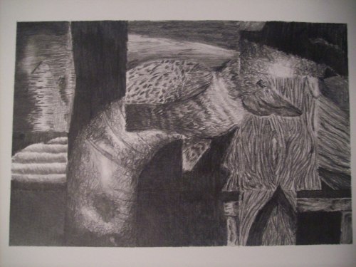 the first original drawing i have postedi did this one under the instruction of my teacher at wheaton academyit is based