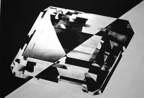 Luke Dowd Untitled, 2006Spraypaint on paper200 x 140 cm
