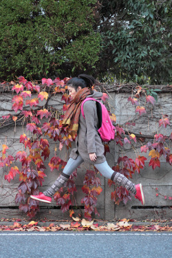 The Girl Who Loves to Levitate  Natsumi Hayashi is a sweet-looking Japanese girl who, one day, decided to take self-portraits&hellip;of herself levitating. She can be spotted in and around Tokyo, equipped with her SLR and her self-timer. When she feels