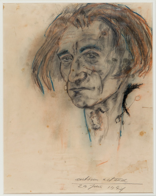 Antonin Artaud, Self-Portrait, 1947When we speak the word “life” it must be understood w