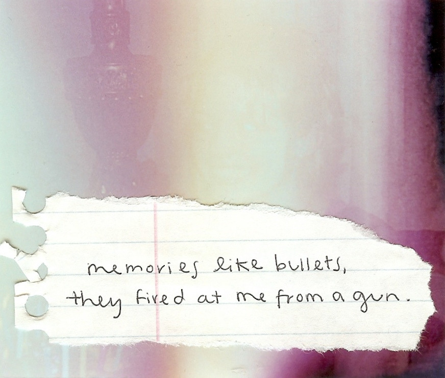 crack in my fucking armor, yeah.