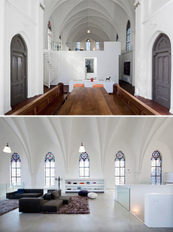 Sara-White:  From Church To Home: Zecc Architects, Based In The Netherlands, Converted