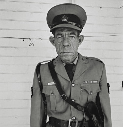 Sergeant F. de Bruin Department of Prisons; photo by Roger Ballen, 1992