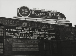 Across from the Union Station Omaha, Nebraska photo by John Vachon, 1938