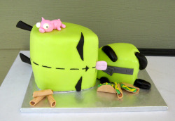 Invader Zim Specialty Cake – Gir - Artisan Cake Company