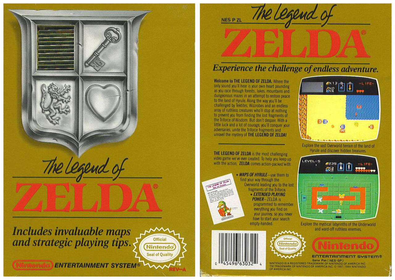 The Legend Of Zelda's Early Box Art Was A Disaster