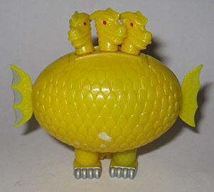 adriofthedead:  dogribs:  videozoology:  squeedge:  Looking pretty cool there, Ghidorah.  hahaha   Oh Ghidora What happened to you  oh my god it’s adorbls ♥  I HAD SOME TOYS LIKE THIS i loved them so much they would transform into an egg and then
