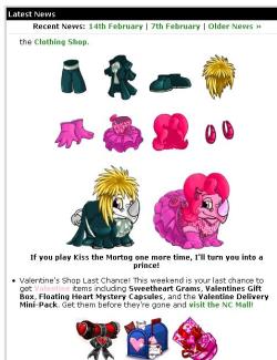 fuckyeahlabyrinth:  I’m on Neopets, because I am apparently ten years old, and this was one of the new outfits they introduced this week, complete with caption. I think I literally squealed out loud. Edit by Creepykeyla:  Yes, we saw this earlier!  