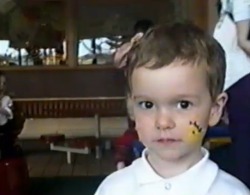 madhouseonmadison:  puckmelongtime:  what a pooch!! &lt;3 him misterserious:  iseerobots:  hockeygirl88:  Tazer-captain serious :)))  HE’S SO CUTE.  the dragon face paint kills me.. so cute   so this is what our future kids are going to look like?